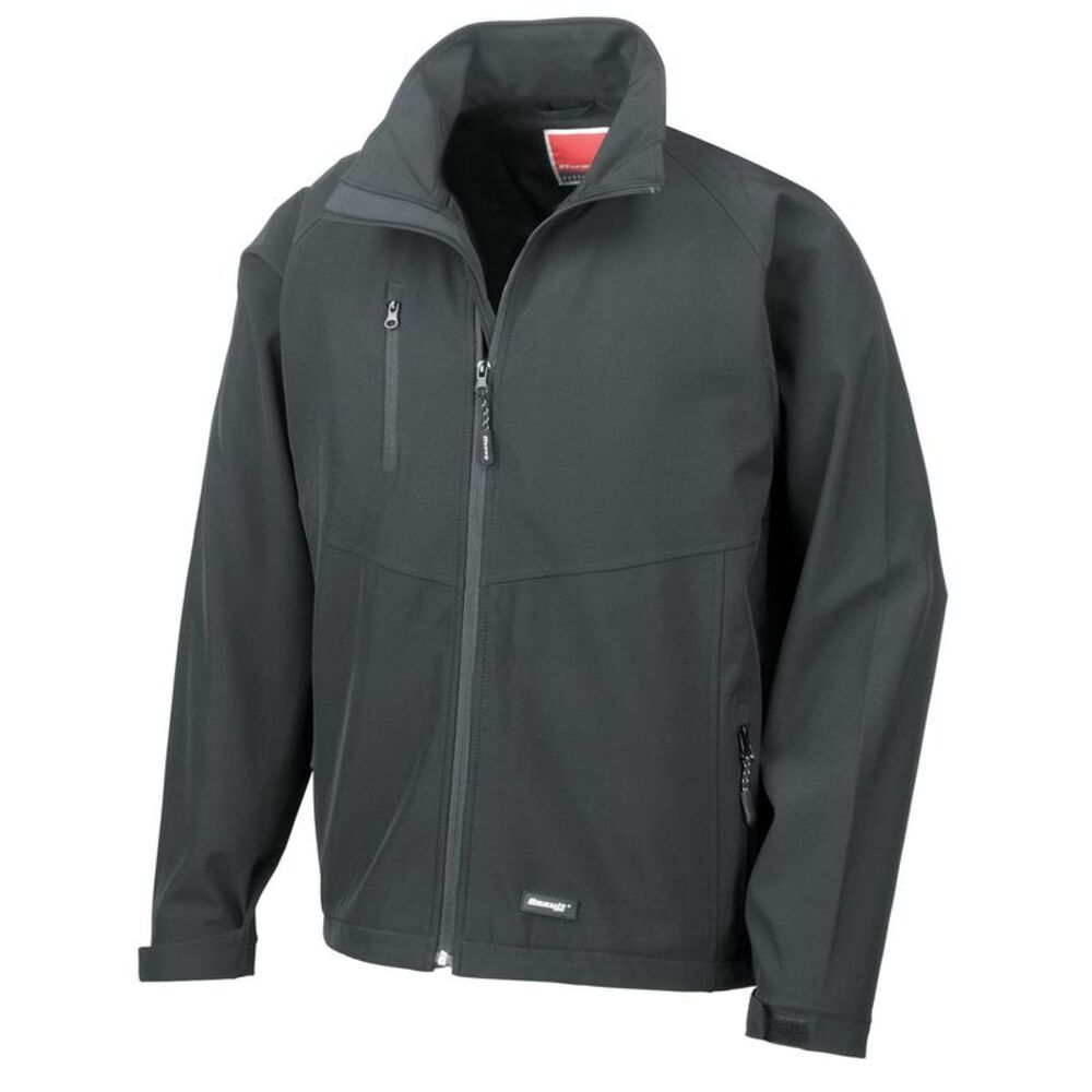 Result Unisex Adult Soft Shell Jacket / Black